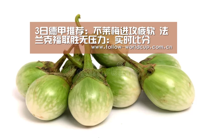 3日德甲推荐:不莱梅进攻疲软 法兰克福取胜无压力:实时比分(图1) 赛事新闻